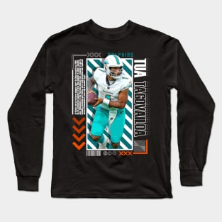 Tua Tagovailoa Paper Poster Version 10 Long Sleeve T-Shirt